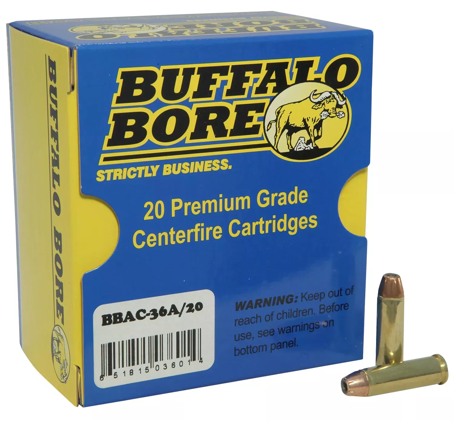 Buffalo Bore Ammunition .35 Remington 220 gr, 20-Round Box