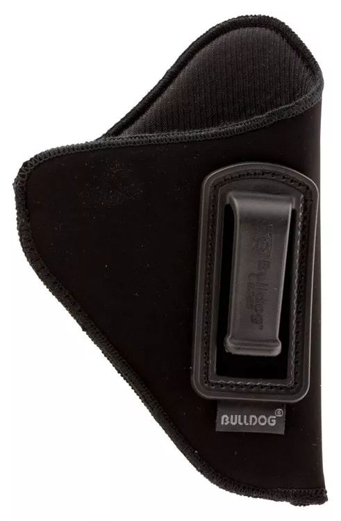 Bulldog DIP224 DeluxeIWB Black Suede Like Belt Clip Fits SW J FrameTaurus 8522.50 Barrel Right Hand UPC: 672352009866