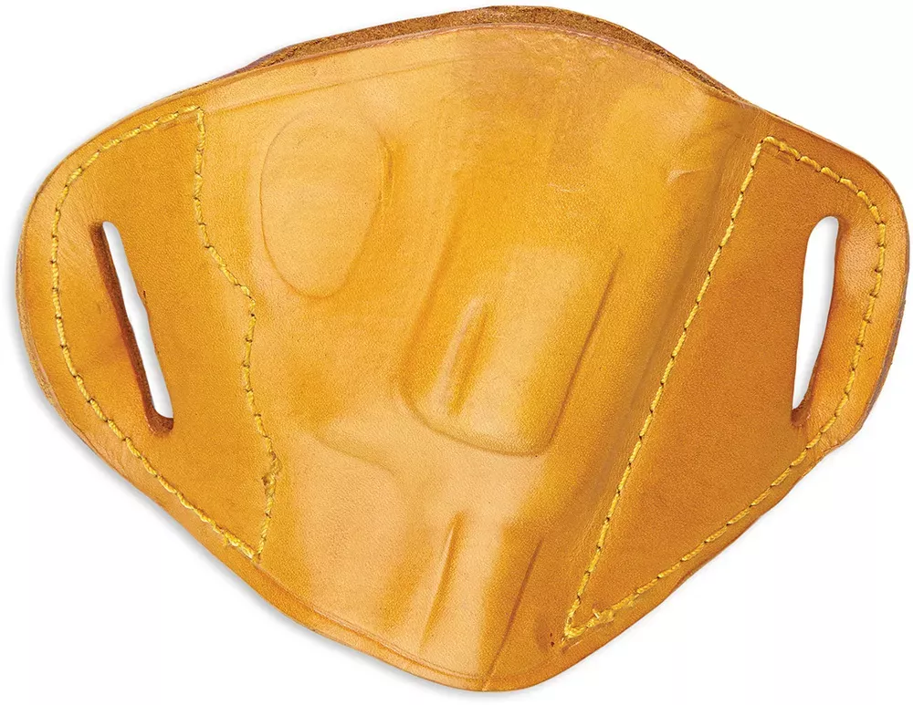 Bulldog MLTRS Molded OWB Tan Leather Belt Slide Fits S&W J Frame Fits 2-4″ Barrel Right Hand