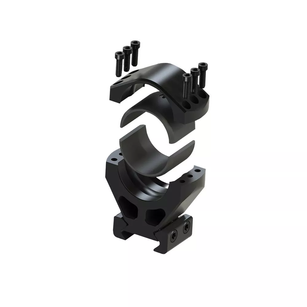 Burris Steel XTR Signature Scope Ring Set with Pos-Align Offset Inserts 1″ 1.25″ Height – Matte