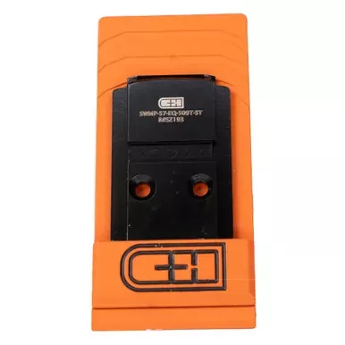 C&H Precision V4 | Optic Mounting Plate | For Equalizer/ M&P 5.7 to Holosun 509T | Anodized Finish | Black | SWMP-57-EQ-509T-ST
