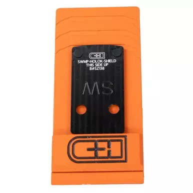 C&H Precision V4 | Optic Mounting Plate | For Shield Plus Optic Ready Variant to the Holosun 407/507K | Anodized Finish | Black | Includes Mounting Hardware | SWMP-HOLOk-SHIELD-PLUS