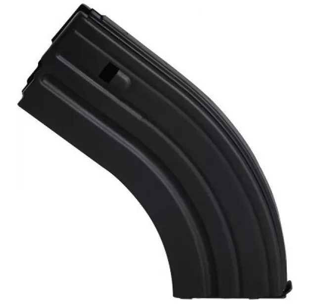 C Products Defense Duramag AR15 7.62×39 28rd Magazine, Stainless Steel Black