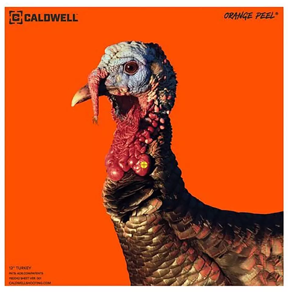 Caldwell 1175518 Orange Peel Self-Adhesive Paper 12" Turkey 5-Pack