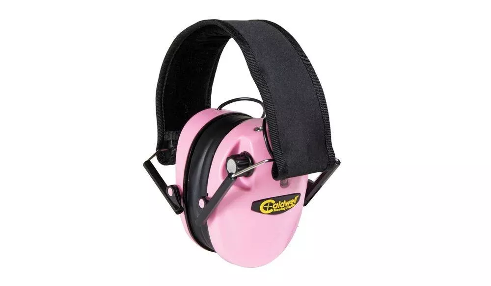 Caldwell E-MAX Low Profile Hearing Protection – Pink
