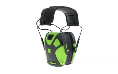 Caldwell E-Max Youth Pro Earmuffs - Neon Green 23db NRR