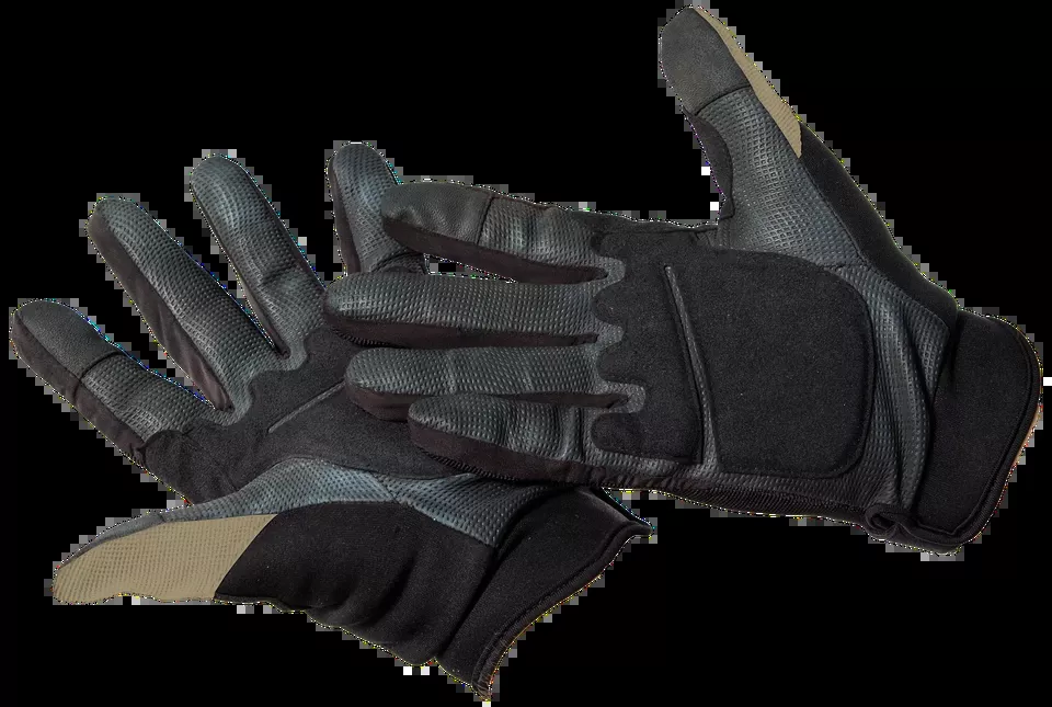 Caldwell Ultimate Shooting Gloves Tan LG/XL with Velcro Closure