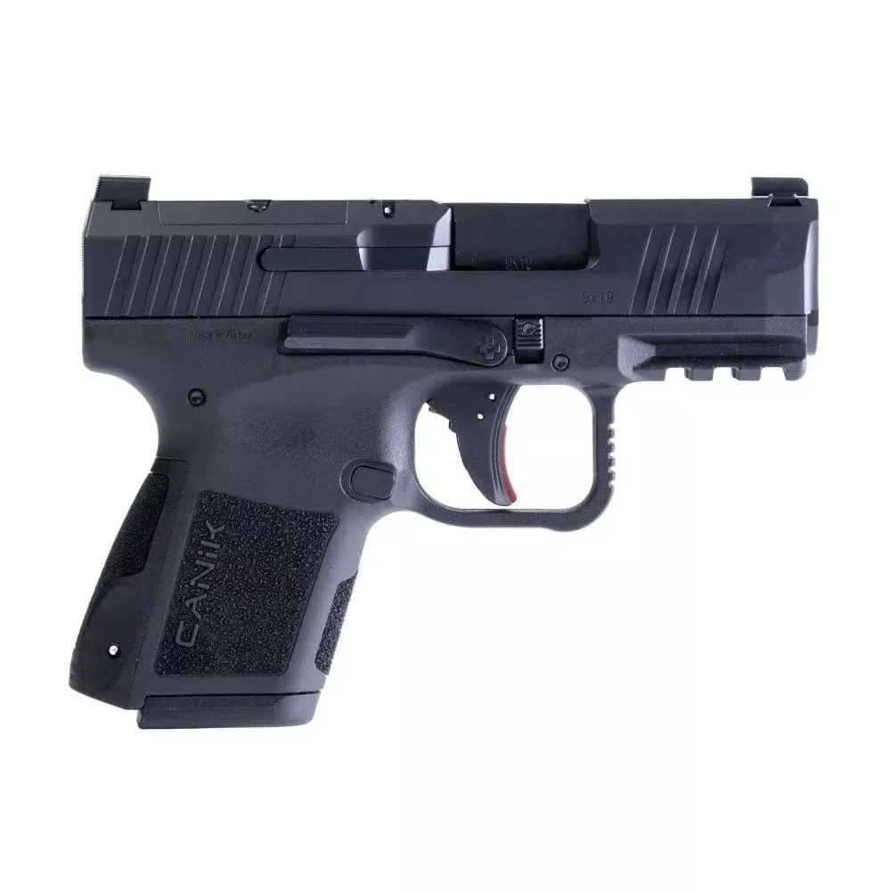 Canik Mete MC9 Handgun 9mm Luger 12 and 15rd Magazines (2) 3.18″ Barrel Black