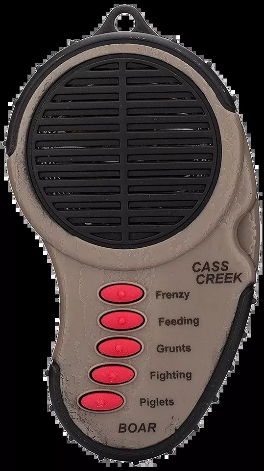 Cass Creek CC034 Ergo Electronic Boar Call with 5 Sounds and Belt Clip