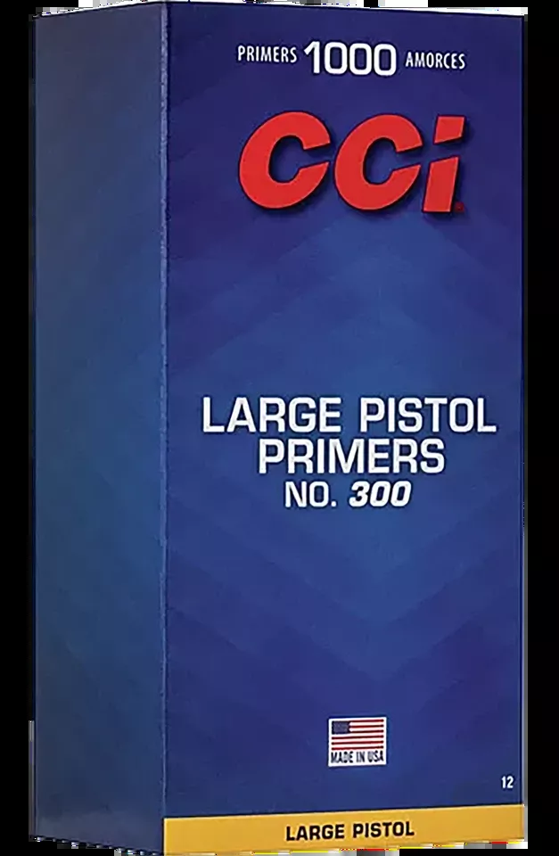 CCI 0012 Standard Pistol No. 300 Large Pistol Multi-Caliber Handgun Ammo 1000/Box
