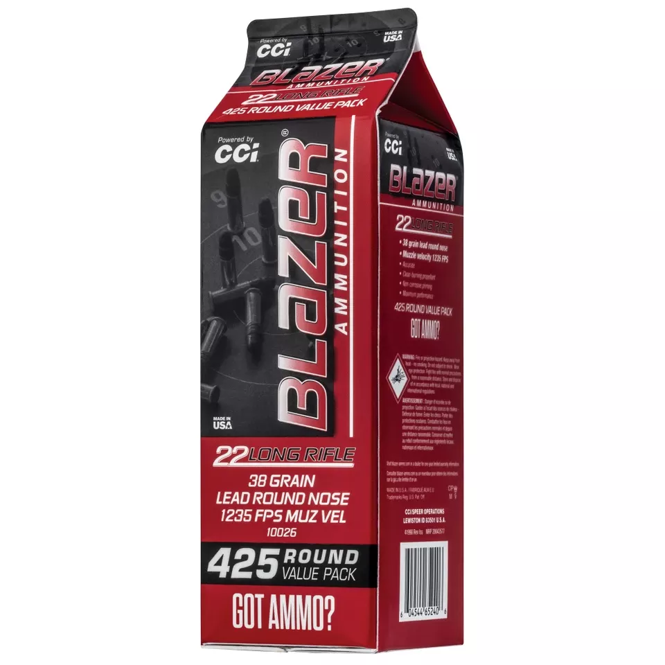CCI 22LR 38GR LRN Bulk Pack 425/3400