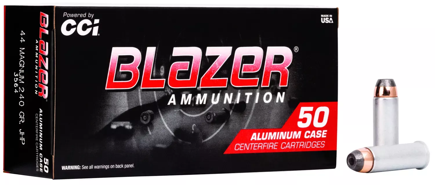 CCI Ammunition Blazer .44 Magnum 240 Grain Hollow point, 50-Round Box