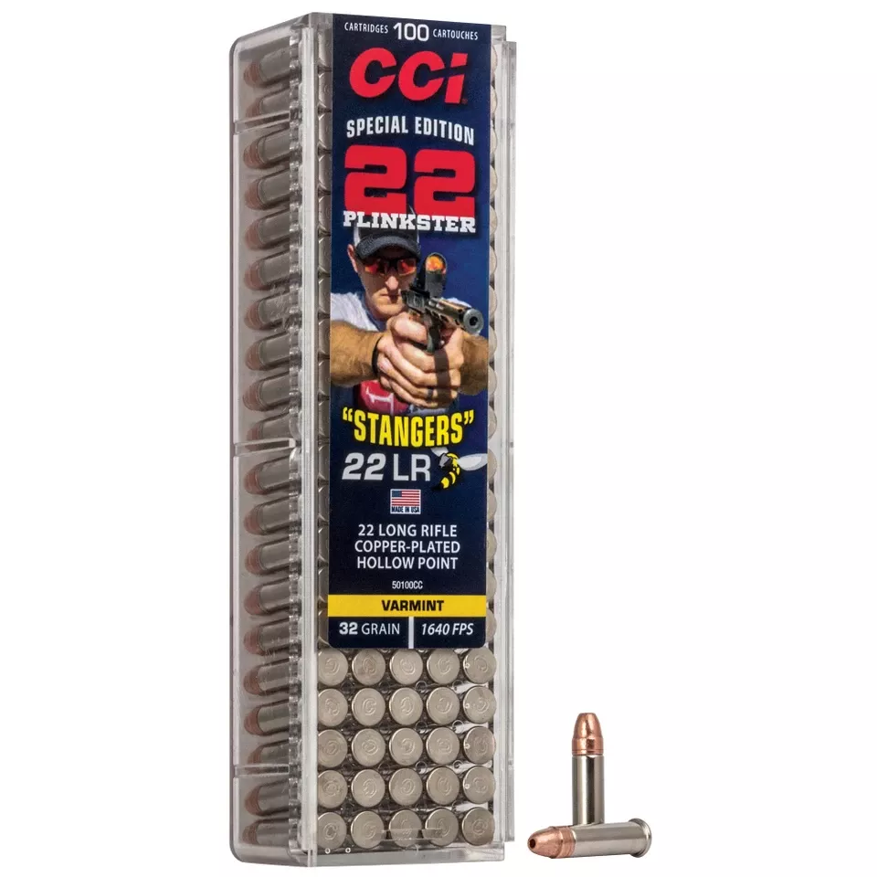 CCI "STANGERS" .22LR 32 Grain CPHP 100 Count