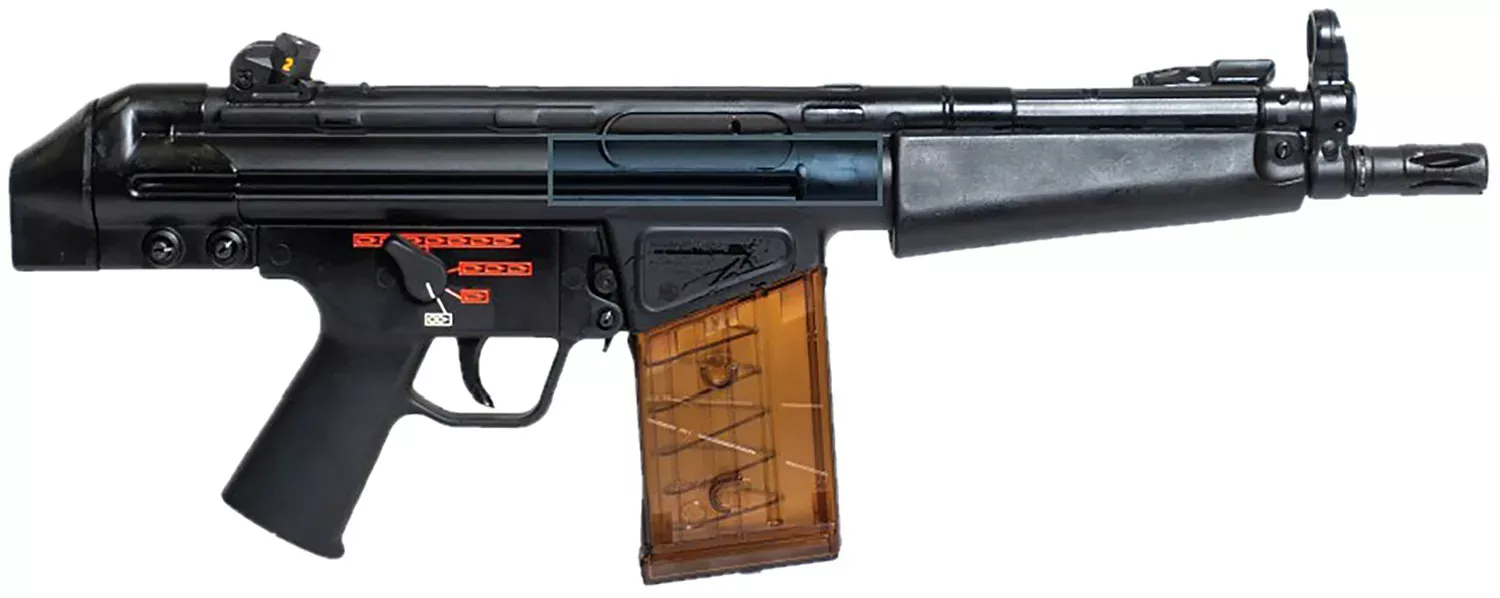 Century Arms HG7887N AP51 PDW 7.62X51 20+1 8.30″ Black Steel Barrel, Black Stamped Metal Receiver, Black Navy Style Grip