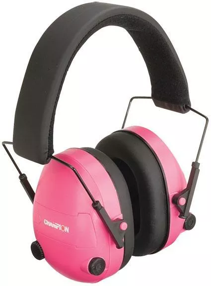 CHAMPION ELECTRONIC EAR MUFFS PINK