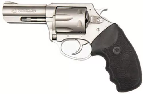 Charter Arms Pitbull Revolver .380 ACP 3" Barrel 6 Round Capacity Fixed Sights Rubber Grips Stainless Finish