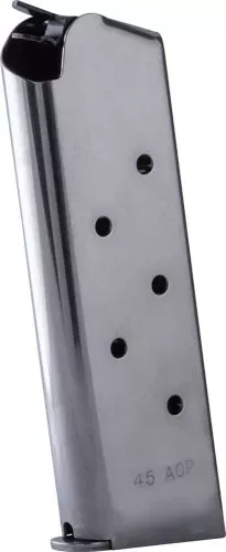 Checkmate Magazine 1911 – Compact 45 ACP Stainless 6RD