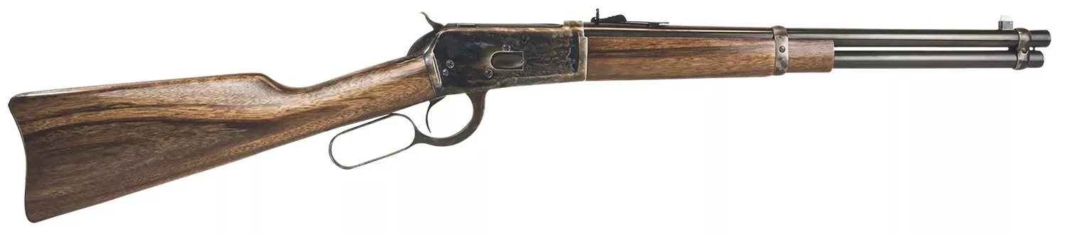 Chiappa Firearms 920336 1892 Trapper Carbine 45 Colt (LC) 8+1 16″ Blued Barrel, Color Case Hardened Receiver, Oiled Walnut Stock, Adjustable Sight