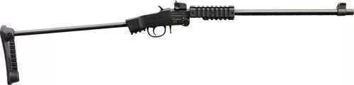 Chiappa Little Badger Break Open Single Shot Rifle .22 Long 16.5" Barrel Round Capacity Wire Steel With Shell Holder Stock OD Green Finish