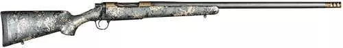 Christensen Arms Ridgeline FFT Full Size Bolt Action Rifle 30-06 Springfield 22" Threaded Barrel 4Rd Capacity Drilled & Tapped Green With Black And Tan Carbon Fiber Fixed Sporter Stock Flash Forged TechFALSElogy Burnt Bronze Metal Finish