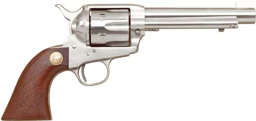 CIMARRON P-MODEL 38SPL/357MAG – PW 5.5″ FS STAINLESS WALNUT