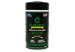 Clenzoil Field & Range Saturated Wipes, 75 Pack