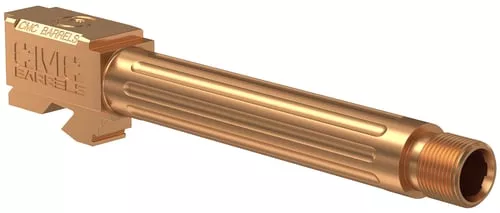 CMC Triggers 75523 Match PrecisionCompatible w/Glock 19 Gen3-4 9mm Luger 4.01" Bronze DLC Stainless Steel Fluted/Match Grade/Threaded Barrel