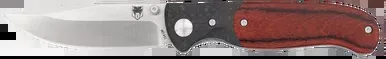 Cobratec Knives CTBRN Baron EDC Knife 3.25 Inch Blade, 4.25 Inch Carbon Fiber/Pakkawood Handle