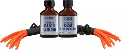 Code Blue OA1074 Blue Double Drag Combo Deer Attractant Doe In EstrusBuck Urine 2 oz Double Drag System UPC: 707114010825