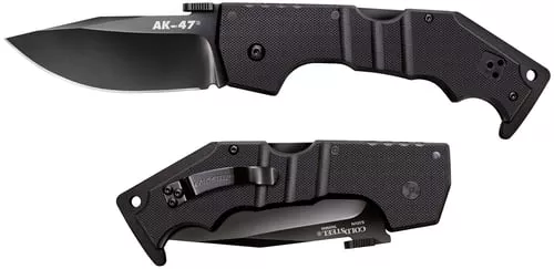 Cold Steel AK-47 Lockback Knife Black G-10 - 3-1/2 Blade Black