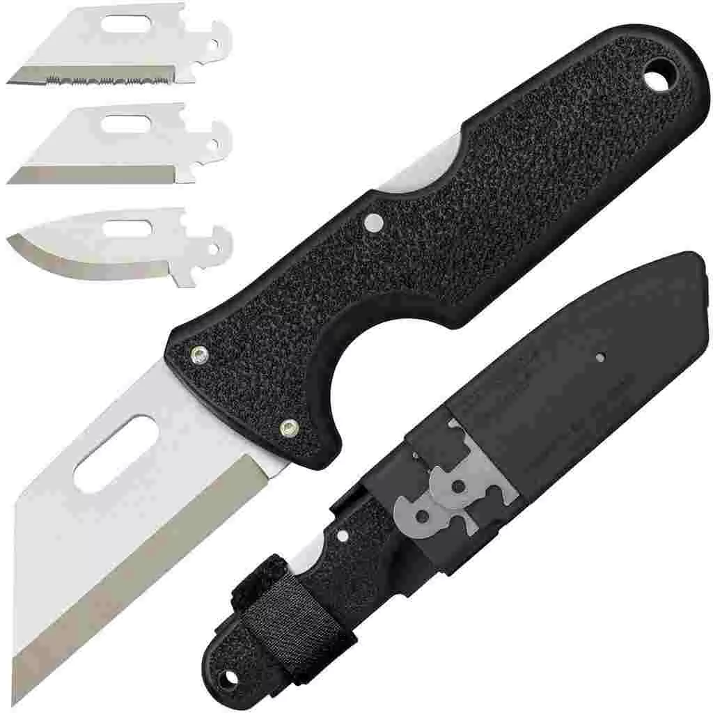 Cold Steel Click-N-Cut Exchangeable Blade Knife Black BDS - 2-1/2 Blade Satin