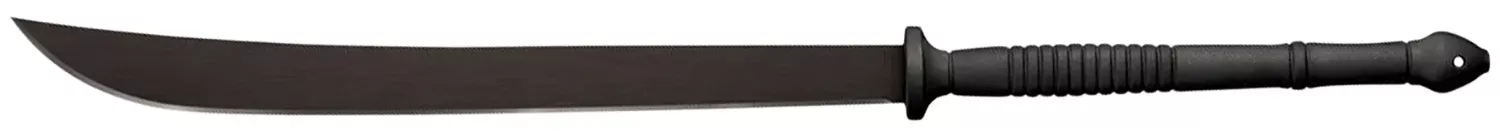 Cold Steel CS97THAMS Thai 22″ Black Matte Baked-On Anti Rust 1055 Carbon Steel Blade/ Flat, Oval Black W/Steel Guards Polypropylene Handle 36.50″ Long Includes Sheath