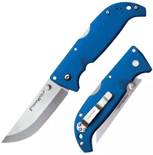 COLD STEEL FINN WOLF 3.5″ BLUE – CLIP FOLDER W/TRI-AD LOCK