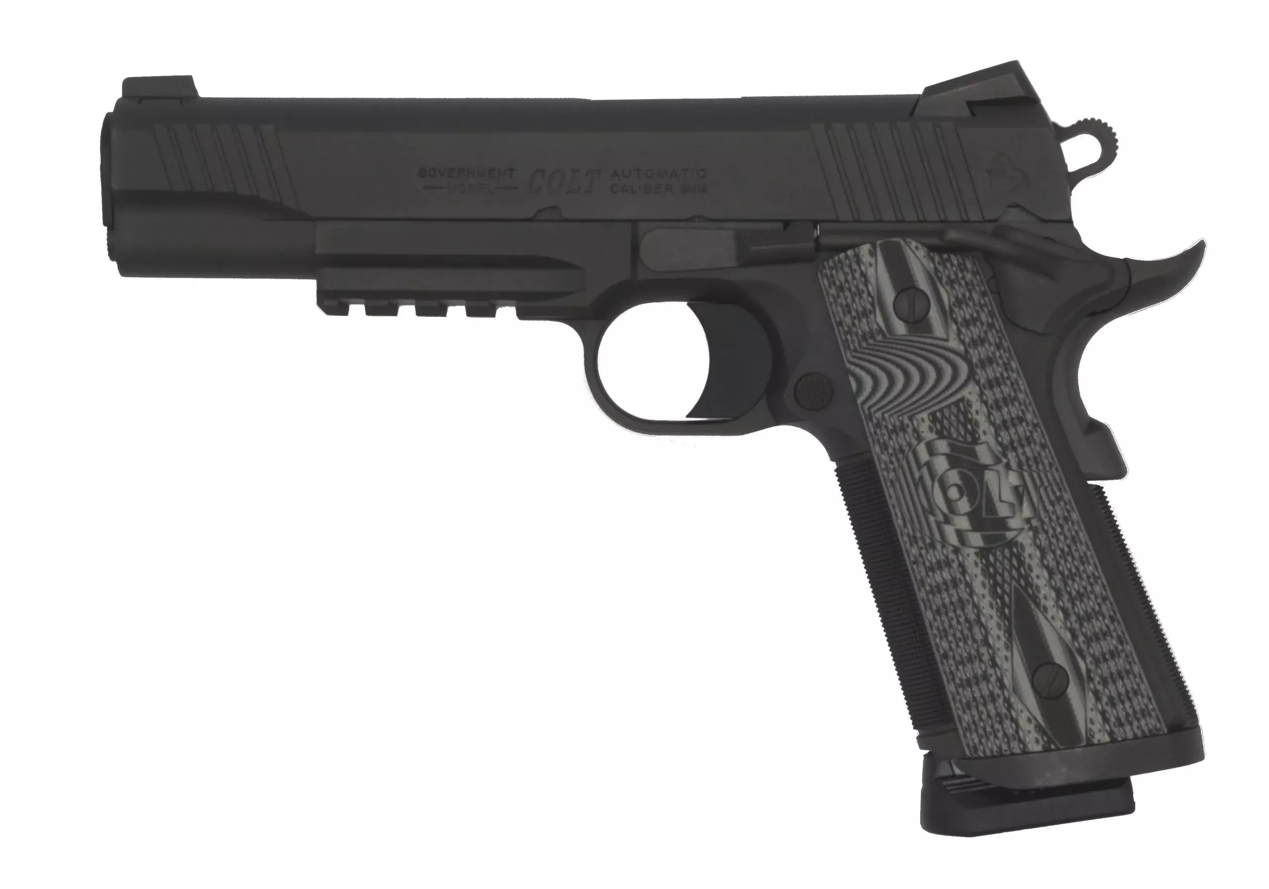 Colt Combat Unit 9mm BLK 5″ Rail