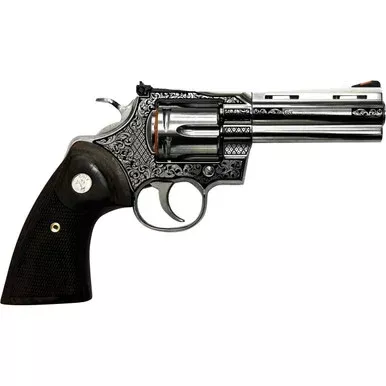 Colt Python .357 Magnum Pistol 4.25″ Barrel 6rd Capacity Stainless Steel Walnut Grips