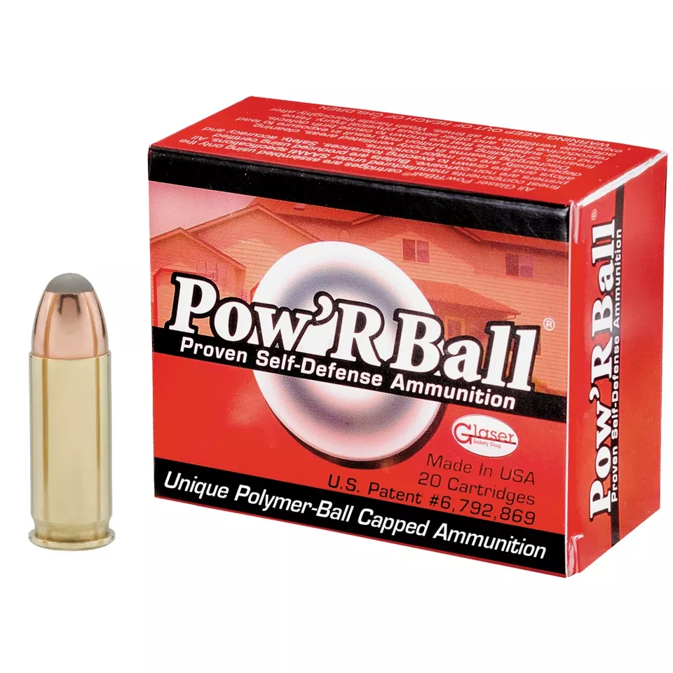 CORBON Pow'RBall .38 Super +P 100gr Ammunition - 20 Rounds/Box, 500 Rounds/Case