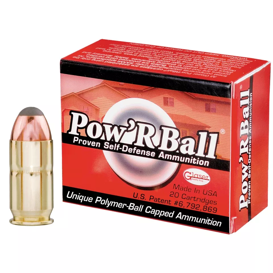 CORBON Pow'RBall .45 ACP +P 165 Grain Ammunition - 20 Rounds/500 Rounds