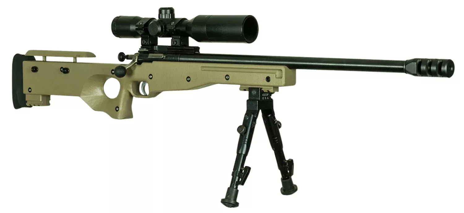 Crickett KSA2152 CPR Complete Package 22 LR Caliber with 1rd Capacity, 16.12″ Barrel, Blued Metal Finish & Fixed with Adjustable Cheekpiece Flat Dark Earth Stock Right Hand