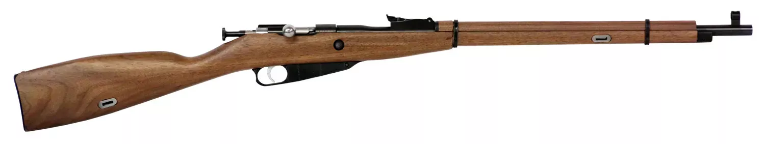 Crickett KSA9130 91/30 Mini Youth 22 LR 1RD 20″ Blued Barrel & Receiver, Hooded Front/Adjustable Rear Sights, Black Walnut Stock W/11.5″ LOP