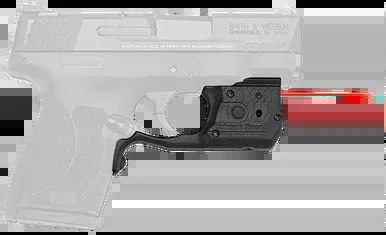 Crimson Trace Laserguard Pro Laser Sight Smith & Wesson M&P Shield 45 Red Laser Polymer Black