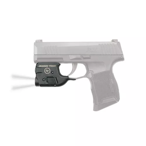 Crimson Trace LTG772 LightguardFor Handgun Sig P365 110 Lumens Output White LED Light Trigger Guard Mount Matte Black Polymer UPC: 850002469295