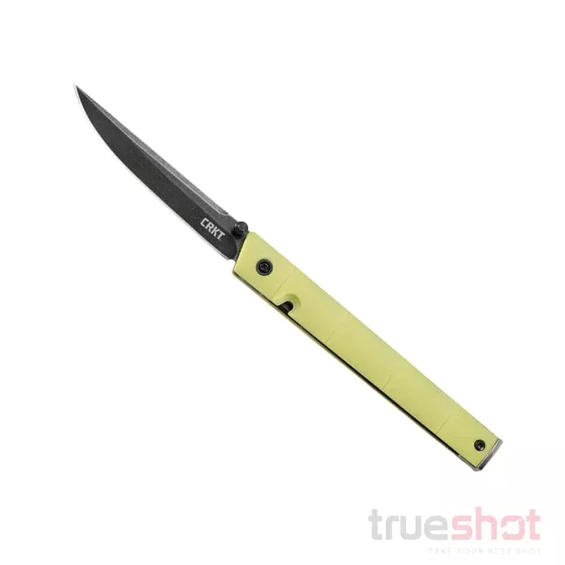 CRKT – CEO Bamboo – Yellow – GRN – 8Cr13MoV – 3.10″