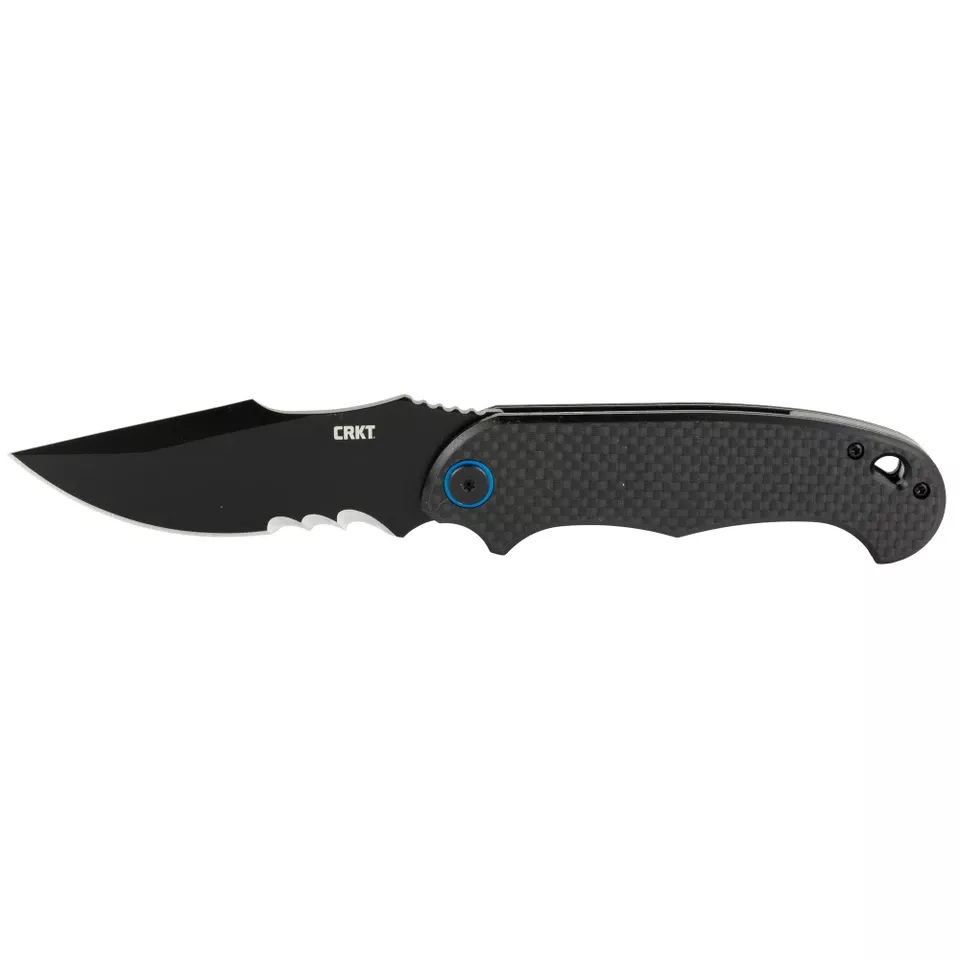 CRKT P.S.D. Black with Veff Serrations 3.63"