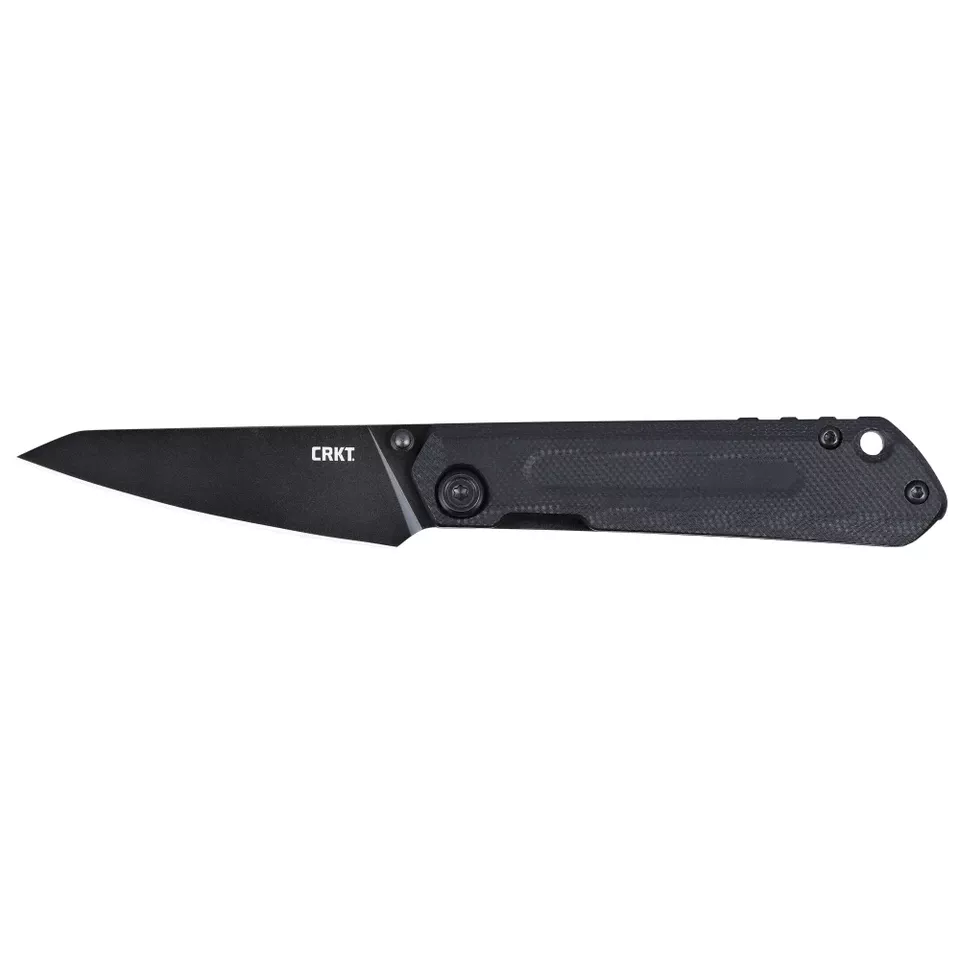 CRKT Straight Black Plain Edge Knife 2.60" Blade