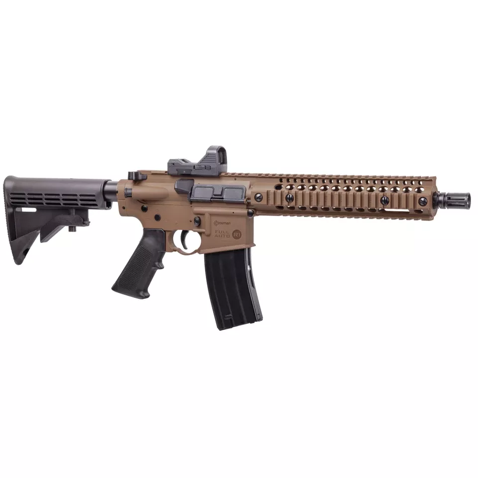 Crosman Full Auto R1 with Red Dot Sight in Flat Dark Earth