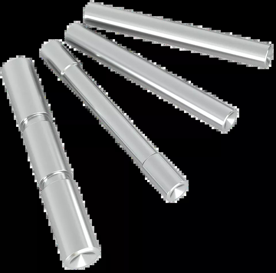 Cross Armory Silver 4 Pin Set for Glock Gen4 - 4140 Steel