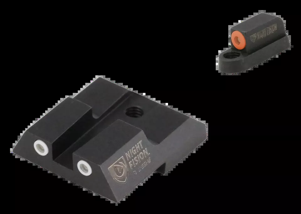CZ P-07/P-09 Night Fision Tritium Night Sights - Green/Orange Front, Green/White Rear