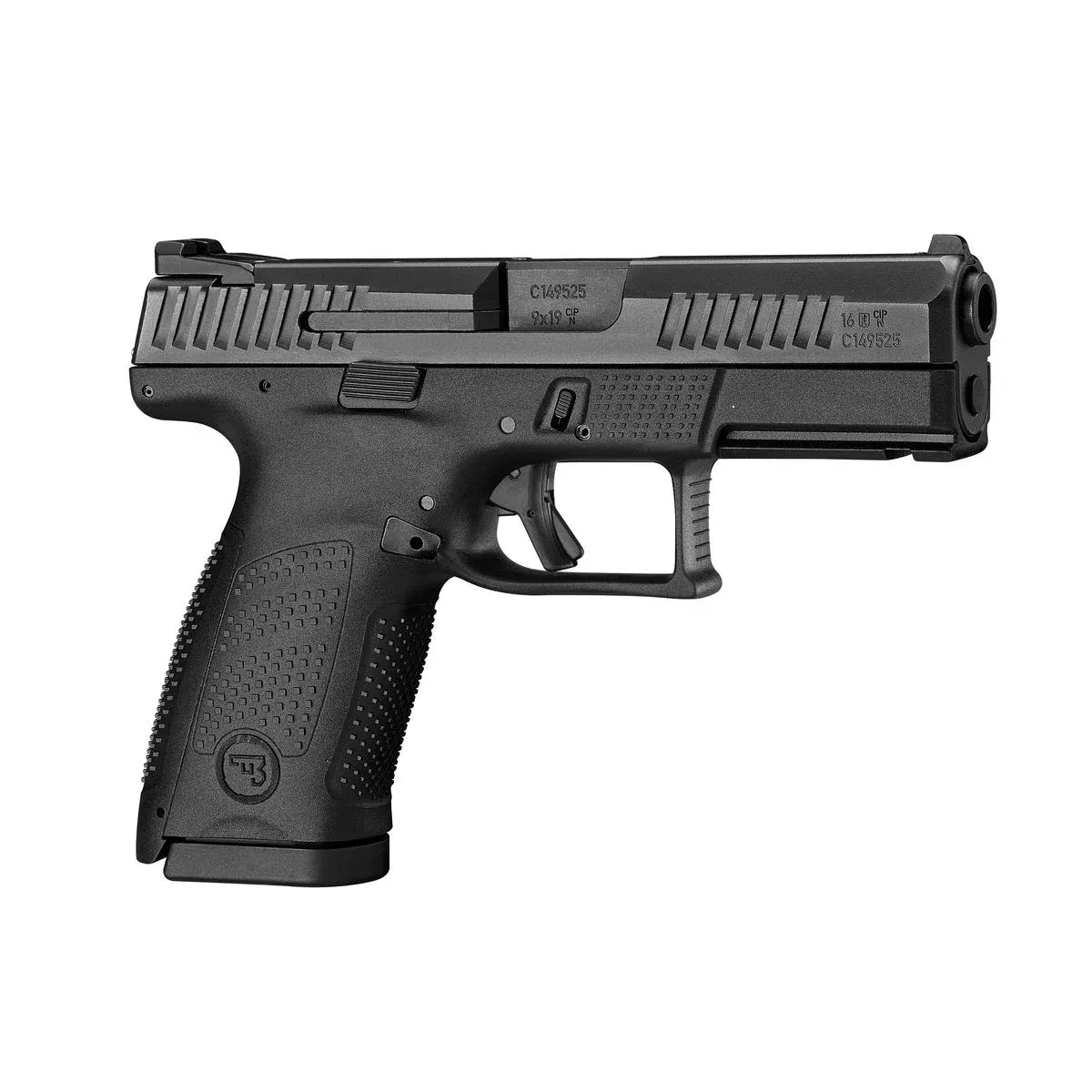 CZ P-10C Handgun 9mm Luger 15rd Magazines 4.02″ Barrel Fixed Sights Black 3 Back Straps