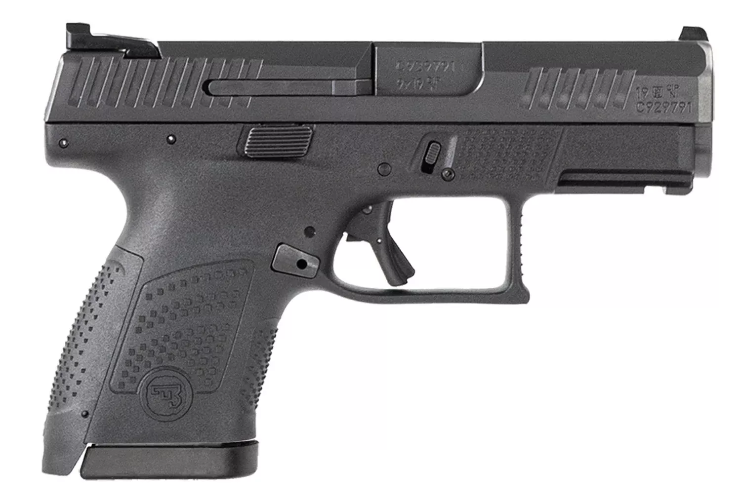 CZ-USA 01560 P-10 S 9mm Luger 3.50″ 10+1 Overall Black Finish with Inside Railed Steel Slide, Interchangeable Backstrap Grip, Reversible Mag Release & Picatinny Rail