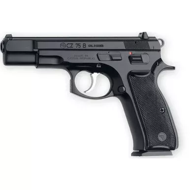 CZ-USA 75B 9mm Luger Pistol 4.6″ Barrel 16+1 Round Black